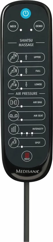 Medisana MCG 820 Massagekussen BLACK Medisana MCG 820 Massagekussen BLACK -KLASVSA Verkoop