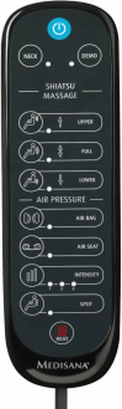 Medisana MCG 820 Massagekussen BLACK Medisana MCG 820 Massagekussen BLACK -KLASVSA Verkoop