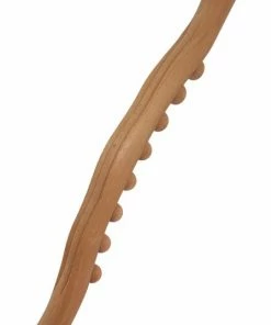 Merkloos Massage - Massageapparaat - Voor Rug, Nek, Schouder, Buik, Armen, Benen, Etc. - Massage Stok Hout - Guasha Massage Tool - Duurzaam - 1 Stuk