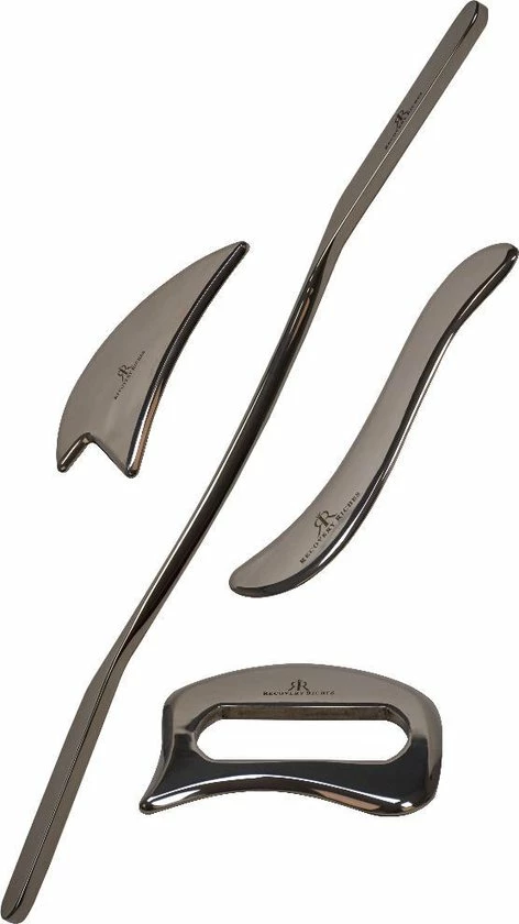 Recovery Riches Muscle Scraping Premium Set - IASTM Tool Set - Fasia Release - Guasha Schraper - Spierschraper - Muscle Scraper - Gua Sha - Tenniselleboog - Tennis Elleboog - Tennis Elbow - Golfers Elbow - Golferselleboog - Spierpijn - Spierspanning 1 Recovery Riches Muscle Scraping Premium Set - IASTM Tool Set - Fasia Release - Guasha Schraper - Spierschraper - Muscle Scraper - Gua Sha - Tenniselleboog - Tennis Elleboog - Tennis Elbow - Golfers Elbow - Golferselleboog - Spierpijn - Spierspanning