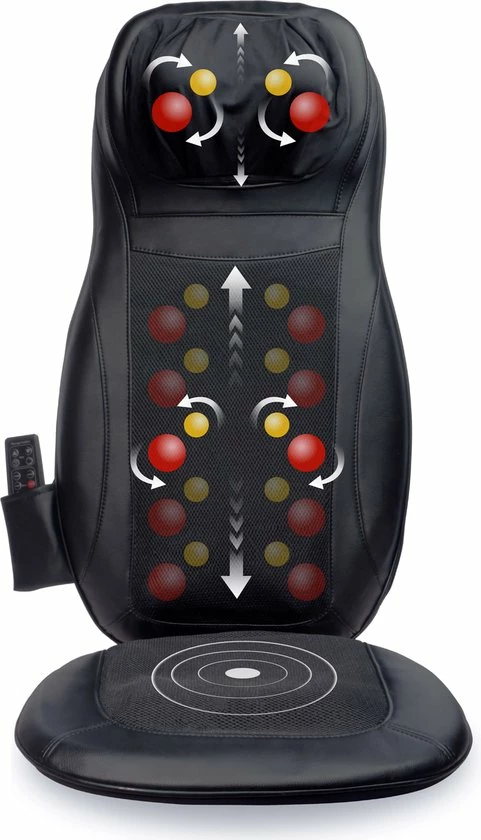 Duert? - Massagestoel Shiatsu 3D Massagekussen - Nekmassage Apparaat - Infrarood Massage Apparaat 1 Duert? - Massagestoel Shiatsu 3D Massagekussen - Nekmassage Apparaat - Infrarood Massage Apparaat