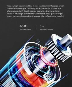 Lipa Kar Mini Massage Gun - Lichaamsmassage - Draadloos Met USB-C Oplader - 4 Massagekoppen - Voor En Na De Workout - Deep-Tissue Massage - Ontspannend -KLASVSA Verkoop 530x840 1