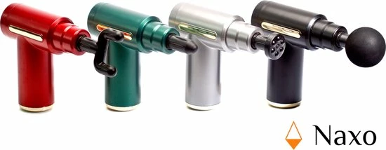Naxo - Massage Gun - Zwart - Incl. Draagbare Case En Oefenprogramma 5 Naxo - Massage Gun - Zwart - Incl. Draagbare Case En Oefenprogramma - Afbeelding 5