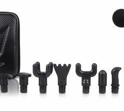 Apeiron Massage Gun - 12 Opzetstukken - Touchscreen - Professioneel - Sport Massage Apparaat - Theragun - 3300 MAh - Zwart -KLASVSA Verkoop 550x222