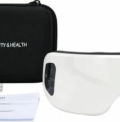 Ksbelle? Oogmassage Masker Zwart- Massages Met Warmte Kompres - Bluetooth Verbinding Voor Muziek - Geschikt Voor Hoofdklachten / Migraine / Stijfheid / Wallen / Stress / Vermoeidheid / Droge Ogen - Massage Kussen Oog Masker - 180? Opvouwbaar -KLASVSA Verkoop 550x251 4