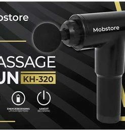 Mobstore Massage Gun - LCD Electric Touch Massage Gun - Massage Apparaat - Sport Massage - Professioneel Gebruik - Spierherstel & Spierontspanning - Stress Verminderend - Stil En Sterk - Lange Batterij - Professionele Massage Gun - Massage Pistool -KLASVSA Verkoop 550x256