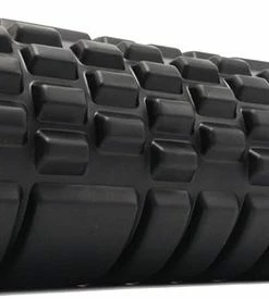 Merkloos Massageroller Massage Roller Foam Roller Fitness Sport Trigger Point Massage Yoga 14,5 X 33 Cm Zwart
