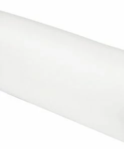 Tectake - Knierol Rond Wit - Rolkussen - Imitatieleer - 400243