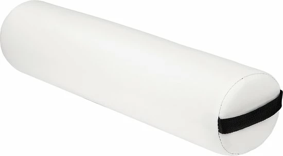 tectake - knierol rond wit - Rolkussen - imitatieleer - 400243 Tectake - Knierol Rond Wit - Rolkussen - Imitatieleer - 400243 -KLASVSA Verkoop