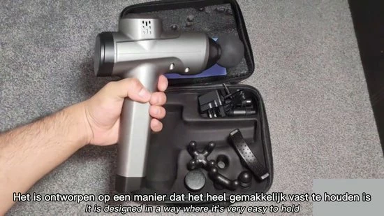 Fylina PRO4 Massage Gun - 30 Snelheden - 8 Opzetstukken - Massage Pistool - Massagegun - Draadloos Massage Apparaat 2 Fylina PRO4 Massage Gun - 30 Snelheden - 8 Opzetstukken - Massage Pistool - Massagegun - Draadloos Massage Apparaat - Afbeelding 2