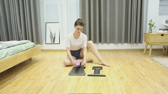 EarKings Backstretcher Massage Apparaat Met Zachte Massage Pads - Verstelbare Rugstretcher Voor Optimale Ontspanning - Rood 2 EarKings Backstretcher Massage Apparaat Met Zachte Massage Pads - Verstelbare Rugstretcher Voor Optimale Ontspanning - Rood - Afbeelding 2