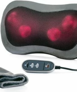 Blomz Massagekussen Shiatsu - Grijs - Massage Apparaat - Sport En Beweging - Infrarood - Nek En Schouders En Rug -KLASVSA Verkoop 550x312 4