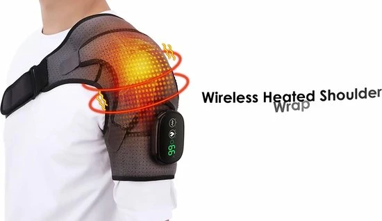 MCI Elektrische Schouder Massage - Verwarming - Infrarood - Therapie - Stimulator - 2 In 1 Heat And Massage 2 MCI Elektrische Schouder Massage - Verwarming - Infrarood - Therapie - Stimulator - 2 In 1 Heat And Massage - Afbeelding 2