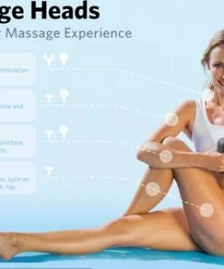 NAIPO MASSAGE GUN - MGPC-002 - 4 Opzetstukken - 5 Massage Standen - Zeer Krachtig En Compact - Batterijduur 2 Uur (2.500 MAh) - Makkelijk Mee Te Nemen Voor Op Reis - Black Friday -KLASVSA Verkoop 550x319