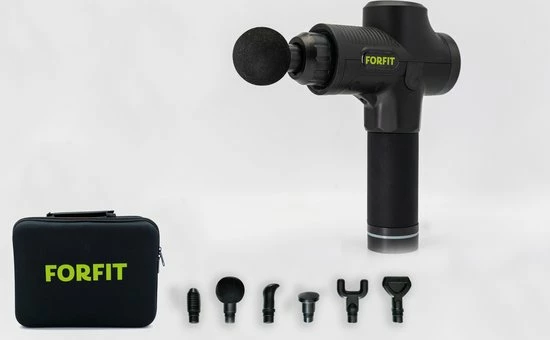 FORFIT Massage Gun - Massage Gun Professioneel - Massage Apparaat - Draadloos - 6 Opzetkoppen - 30 Standen - Inclusief Koffer 9 FORFIT Massage Gun - Massage Gun Professioneel - Massage Apparaat - Draadloos - 6 Opzetkoppen - 30 Standen - Inclusief Koffer - Afbeelding 9