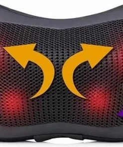 MOSO Massage Gun Professioneel Met Infrarood Warmte Nekkussen Massage Kussen Voor Nek Schouder Rug Hand Massager 2500mAh Met 6 Massage Heads 99 Snelheden Elektrische Percussie Massager Met LED Display Touch Screen -KLASVSA Verkoop 550x343