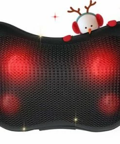 WeRelieff Shiatsu Massagekussen Met Warmte ? Nekmassage Kussen Met 3 Standen ? Massage Apparaat Voor Nek En Rug