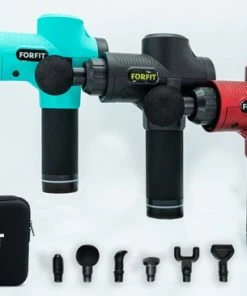 FORFIT Massage Gun - Massage Gun Professioneel - Massage Apparaat - Draadloos - 6 Opzetkoppen - 30 Standen - Inclusief Koffer