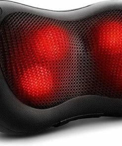 Omnium - Portable Shiatsu Massagekussen - Nekmassage Apparaat - Warmtefunctie - Inclusief Autolader