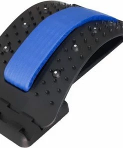 Fit & Vitaal Backstretcher - Rugstretcher - Backstretcher Voor Houding Correctie - Magnetische Acupunctuur - Verstelbaar - Rugmassage - Blauw
