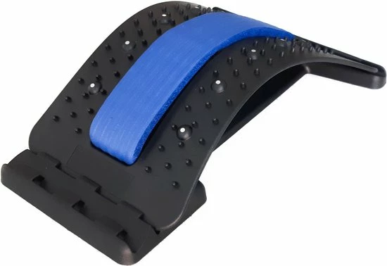 Fit & Vitaal Backstretcher - Rugstretcher - Backstretcher Voor Houding Correctie - Magnetische Acupunctuur - Verstelbaar - Rugmassage - Blauw 1 Fit & Vitaal Backstretcher - Rugstretcher - Backstretcher Voor Houding Correctie - Magnetische Acupunctuur - Verstelbaar - Rugmassage - Blauw
