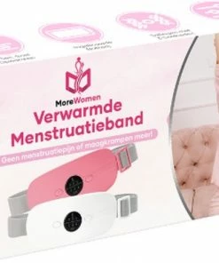 MoreWomen? MVK02 - Menstruatie Warmteband - Verwarmde Menstruatieband - Verwarmingsband - Warmtekussen - 3 Warmtestanden - Triltechnologie - Wit -KLASVSA Verkoop 550x387 3