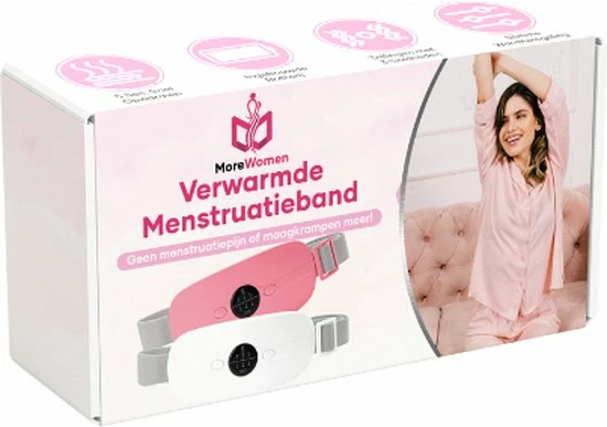 MoreWomen? MVK01 - Menstruatie Warmteband - Verwarmde Menstruatieband - Verwarmingsband - Warmtekussen - 3 Warmtestanden - Triltechnologie - Roze 5 MoreWomen? MVK01 - Menstruatie Warmteband - Verwarmde Menstruatieband - Verwarmingsband - Warmtekussen - 3 Warmtestanden - Triltechnologie - Roze - Afbeelding 5