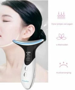 Homezie Huidverjongingsapparaat - Led Gezichtsmasker - Facelift Apparaat - Anti Rimpel - Gezichtsmassage - Nekmassage
