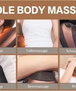 Merkloos FIGURETTA Shiatsu Massagekussen - Coussin De Massage (New Version) -KLASVSA Verkoop 550x395