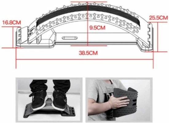 SEZGoods Luxe Nekstretcher - Rugstretcher - Rug Corrector - Postuur Corrector - Massagebal 3 SEZGoods Luxe Nekstretcher - Rugstretcher - Rug Corrector - Postuur Corrector - Massagebal - Afbeelding 3