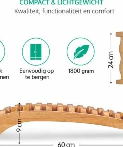 Dreaver Backstretcher - Beukenhout - Rugstretcher - Nekstretcher- Rugstrekker Bij Rugklachten - Drukpunt Massage - Rugpijn - Rug Corrector -KLASVSA Verkoop 550x406 3