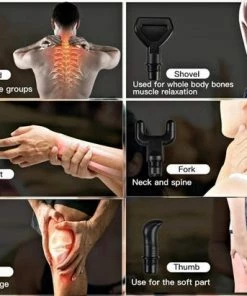 Windaily Professioneel Massage Gun - Klop En Compressiemassage - Verminder Spierpijn - Sport En Relax Massage - Luxe Opbergkoffer - Ontspanning En Herstel -KLASVSA Verkoop 550x411 5