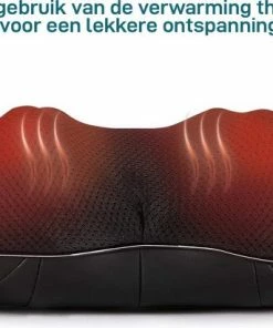 STATCH - Elektrisch Shiatsu Massage Kussen Met Warmte Functie - Nek En Schouder Massagekussen - Zwart -KLASVSA Verkoop 550x411 6