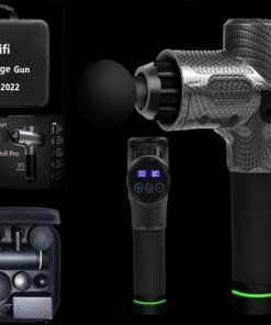 Bushifi Pro Massage Gun - Nieuwste Model 2022 -Tot 60% Dieper - Uiterst Stil & Krachtig - Lange Batterijduur - 30 Snelheden - 6 Kopstukken - Fitness - Sport - Massageapparaten - Massage Pistool – Incl. Draagbare Compacte Koffer -KLASVSA Verkoop 550x412 10