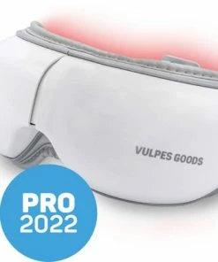 Vulpes Goods Vulpes BodyCare? Professioneel Oogmassage Apparaat ? Verschillende Massages Met Warmte Kompres ? Bluetooth - Oplaadbaar - Helpt Tegen Migraine / Hoofdpijn / Wallen / Stress