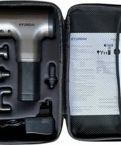 Hyundai - Massage Gun - Dark Grey- In Reiskoffer
