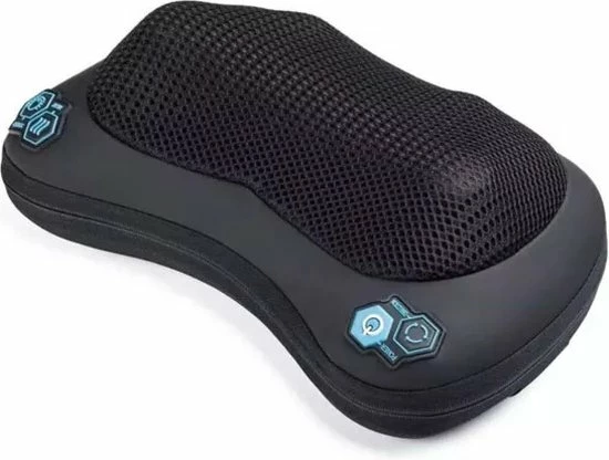 MOSO Shiatsu Massagekussen Met Infrarood Warmte Functie Nekkussen Voor Nek Schouder Rug Hand Voor Thuis En Auto Zwart 4 MOSO Shiatsu Massagekussen Met Infrarood Warmte Functie Nekkussen Voor Nek Schouder Rug Hand Voor Thuis En Auto Zwart - Afbeelding 4
