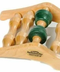Backstretcher Nekstretcher - Beukenhout - Massagehulpmiddel Tegen Spanningshoofdpijn En Een Stijve Nek - Verbetert De Houding