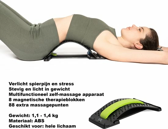 VRL Sport Rugstretcher - Verstelbare Rugcorrector - Rug Massage - Rugtrainer - Backstretcher - Rug Kraker 9 VRL Sport Rugstretcher - Verstelbare Rugcorrector - Rug Massage - Rugtrainer - Backstretcher - Rug Kraker - Afbeelding 9