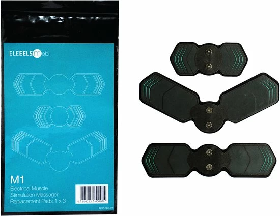 Eleeels M1P - Pads Voor Full Body Massageapparaat - Zwart 3 Eleeels M1P - Pads Voor Full Body Massageapparaat - Zwart - Afbeelding 3