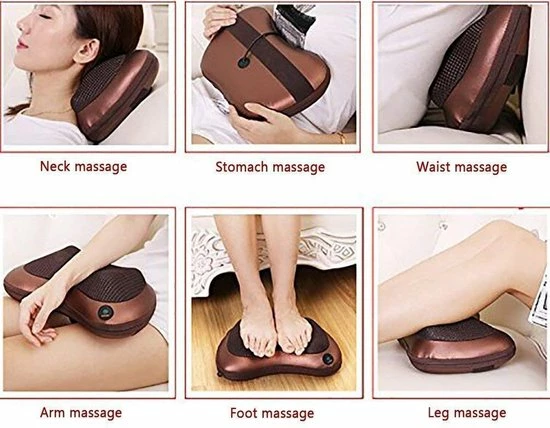 IGOODS - Multifunction Massage Pillow - For Neck And Back - Nek En Rug Massage Kussen 4 IGOODS - Multifunction Massage Pillow - For Neck And Back - Nek En Rug Massage Kussen - Afbeelding 4