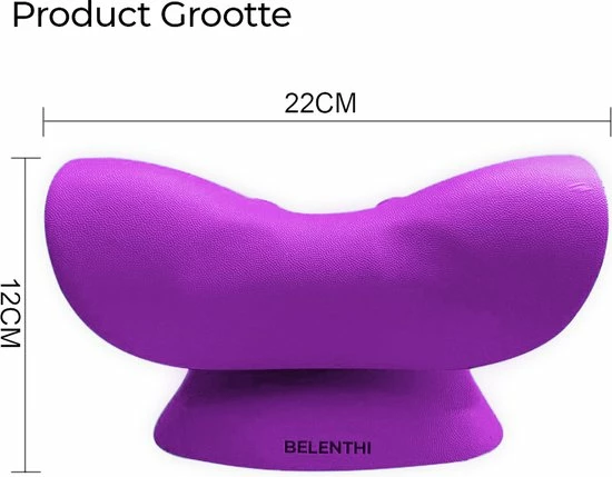 Nekstretcher - Massage Kussen - Nek Stretcher - Shiatsu Massagekussen - Nekmassage Apparaat - Belenthi Nekkussen - Massage - Paars - Acupunctuur 3 Nekstretcher - Massage Kussen - Nek Stretcher - Shiatsu Massagekussen - Nekmassage Apparaat - Belenthi Nekkussen - Massage - Paars - Acupunctuur - Afbeelding 3