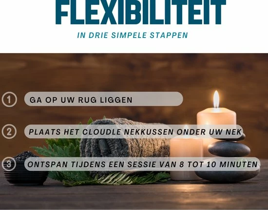 CLOUDLE Nekkussen - Massagekussen - Nekstretcher - Nekmassage Apparaat - Hoofdkussen Tegen Nekklachten - Shiatsu Massagekussen - Met Gratis E-book 5 CLOUDLE Nekkussen - Massagekussen - Nekstretcher - Nekmassage Apparaat - Hoofdkussen Tegen Nekklachten - Shiatsu Massagekussen - Met Gratis E-book - Afbeelding 5