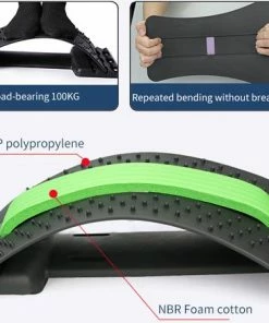 Viatel Rugstrekker, 3 Standen Verstelbare Rugstretcher, Rugmassage Ondersteuning Met Magnetische Acupressuurpunten, Rugstretch Voor Houdingscorrectie En Rugpijn.Nekstretcher Rug Kraker -KLASVSA Verkoop 550x437 6