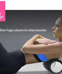 Merkloos Massageroller Massage Roller Foam Roller Fitness Sport Trigger Point Massage Yoga 14,5 X 33 Cm Zwart -KLASVSA Verkoop 550x439 2