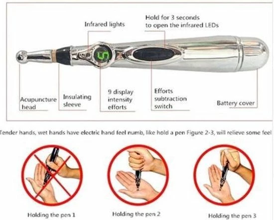 LOUZIR Massage pen - Acupunctuur Pen LOUZIR Massage Pen - Acupunctuur Pen -KLASVSA Verkoop 550x442 5