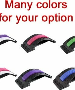 Viatel Rugstrekker, 3 Standen Verstelbare Rugstretcher, Rugmassage Ondersteuning Met Magnetische Acupressuurpunten, Rugstretch Voor Houdingscorrectie En Rugpijn.Nekstretcher Rug Kraker -KLASVSA Verkoop 550x448