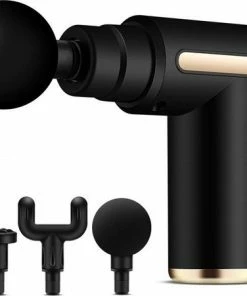 Quickstuff - Massage Gun - Black - Met Opzetstukken En Hard Case