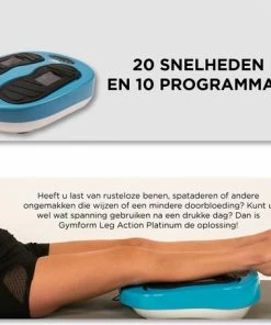 Gymform Leg Action Platinum- Voetmassage Apparaat - Massage-apparaat Met Vibratie - Bloedcirculatie -KLASVSA Verkoop 550x454 1