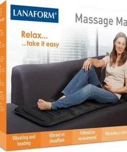 Massage Matras LA110315 - Zwart - Lanaform